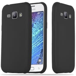 Deksel Samsung Galaxy J1 2015 Silikon cover (svart)