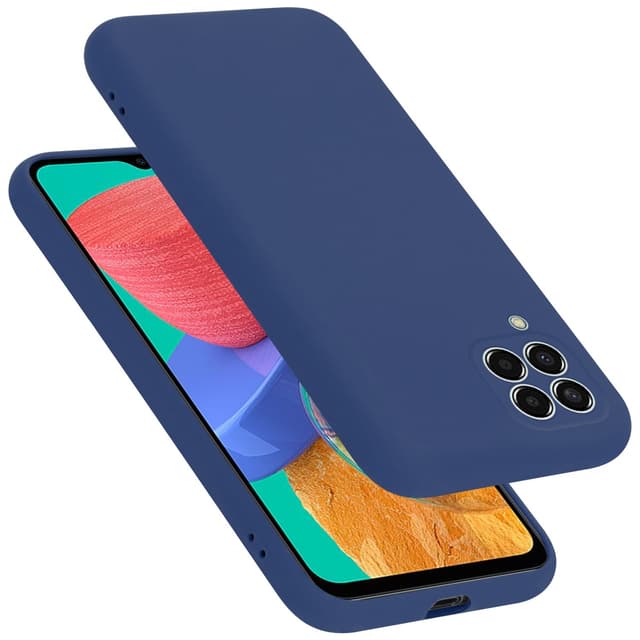 Samsung Galaxy M33 5G Skal Fodral Case (Blå)