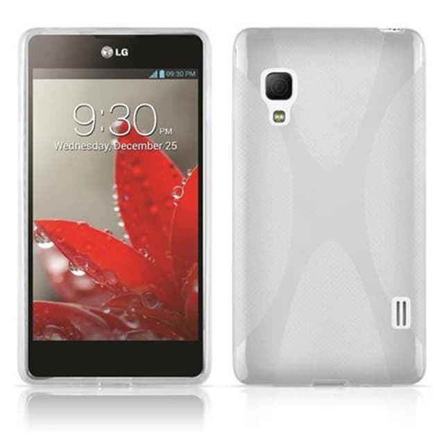 LG L5 II (2. SIM) silikondeksel case (gjennomsiktig)