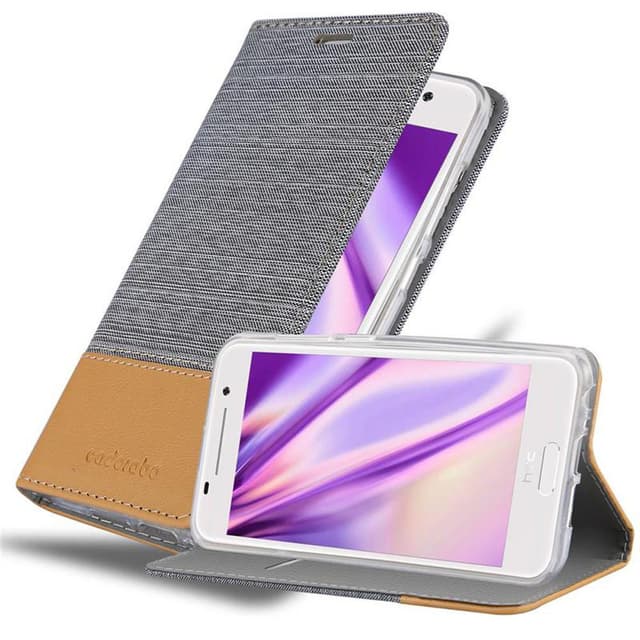 HTC ONE A9 Suojakuori Lompakkokotelo (harmaa)