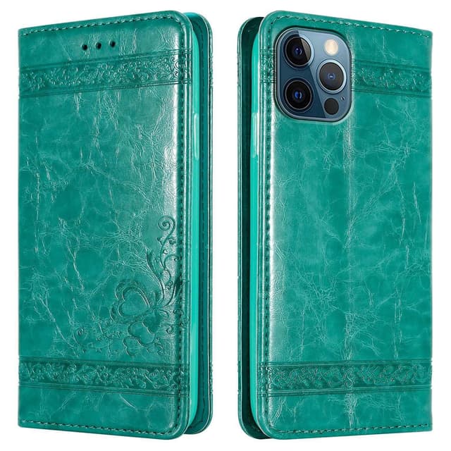 iPhone 12 PRO MAX Pungetui Cover Case (Turkis)
