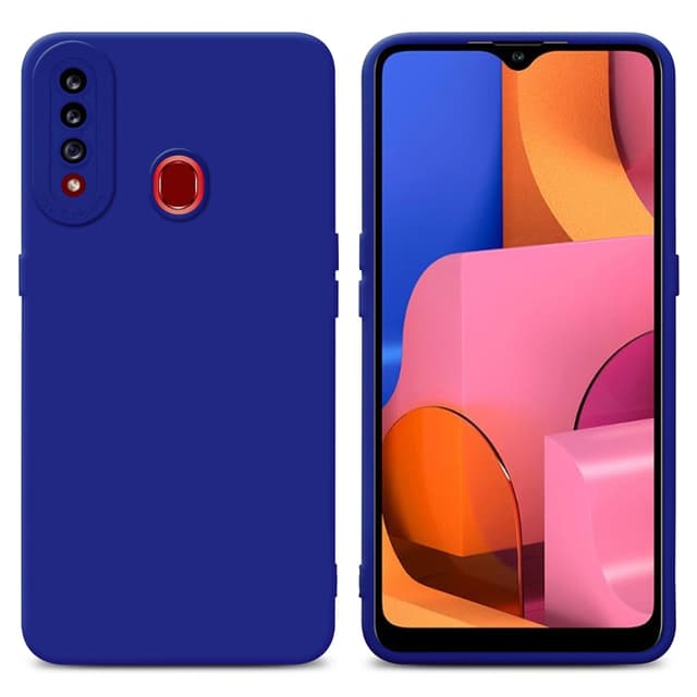 Samsung Galaxy A20s Cover Etui Case (Blå)