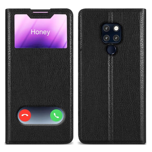 Huawei MATE 20 Plånboksfodral Skal (Svart)