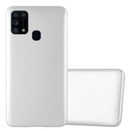 Samsung Galaxy M31 Suojakuori Kotelo (Hopea)