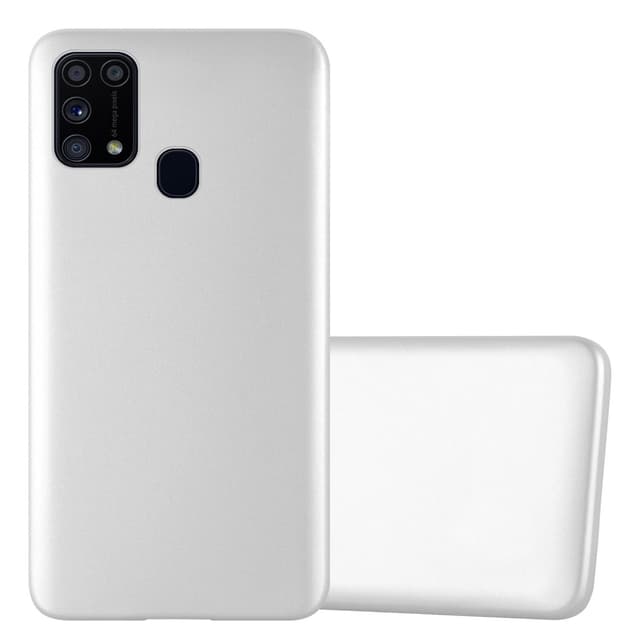 Skal Samsung Galaxy M31 Fodral Case (Silver)