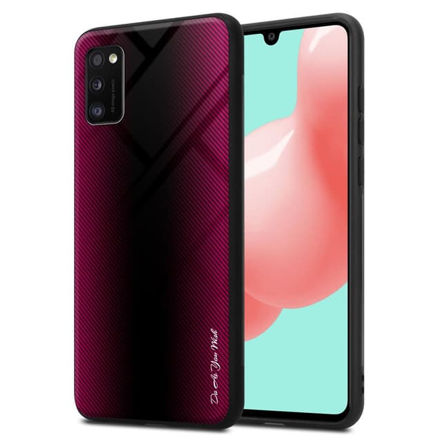 Samsung Galaxy A41 Skal Fodral Case (Rosa)