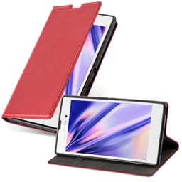 Sony Xperia T3 Skal Fodral Case (Röd)