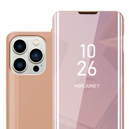iPhone 14 PRO MAX lommebokdeksel etui (rosa)