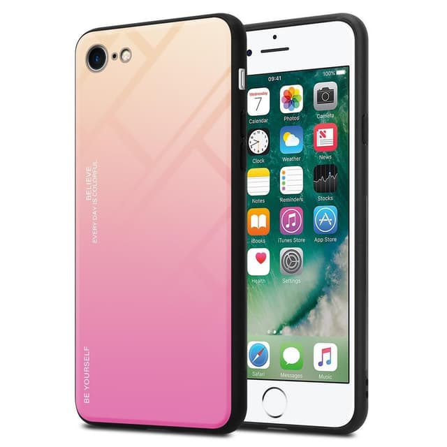 iPhone 7 / 7S / 8 / SE 2020 Skal Fodral Case (Svart)