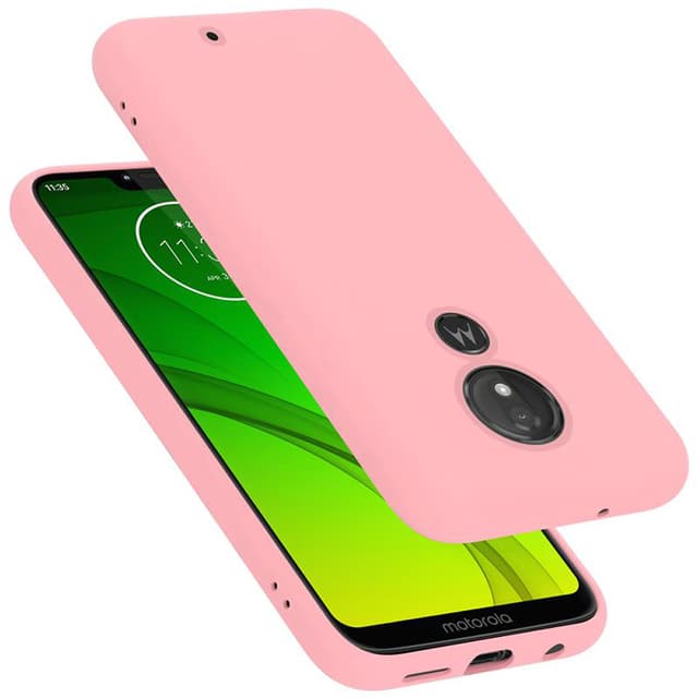 Motorola MOTO G7 POWER Cover Etui Case (Lyserød)