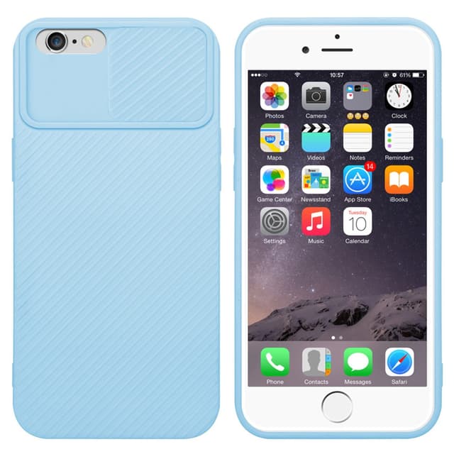 iPhone 6 PLUS / 6S PLUS Suojakuori Kotelo (Sininen)