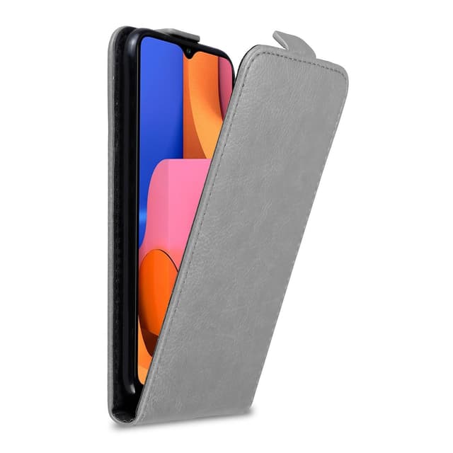 Samsung Galaxy A20s Suojakuori Lompakkokotelo (harmaa)
