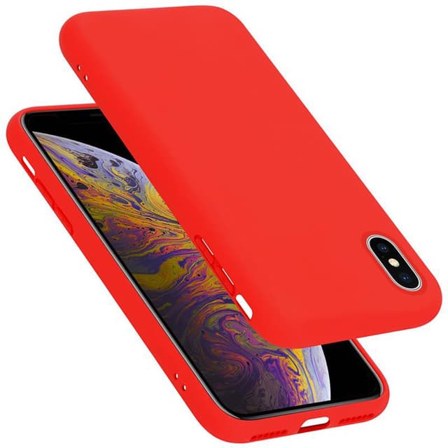 iPhone X / XS Cover Etui Case (Rød)