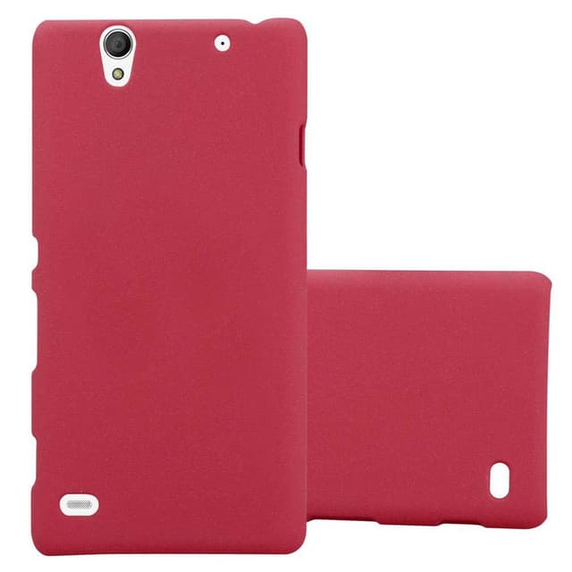 Sony Xperia C4 Skal Fodral Case (Röd)