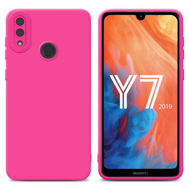 Huawei Y7 2019 / Y7 PRIME 2019 Skal Fodral Case (Rosa)