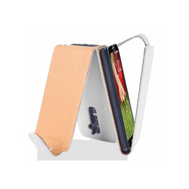 LG G2 Flipfodral Skal (Vit)