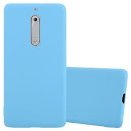 Nokia 5 2017 deksel tpu case cover (blå)