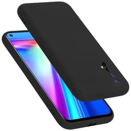 Realme 7 5G Suojakuori Suojakotelo (Musta)