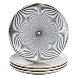 4x Porselenstallerken Tallerken Serveringsfat 15,3cm