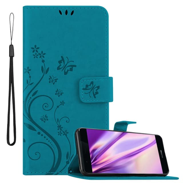Huawei P9 Pungetui Cover Case (Blå)
