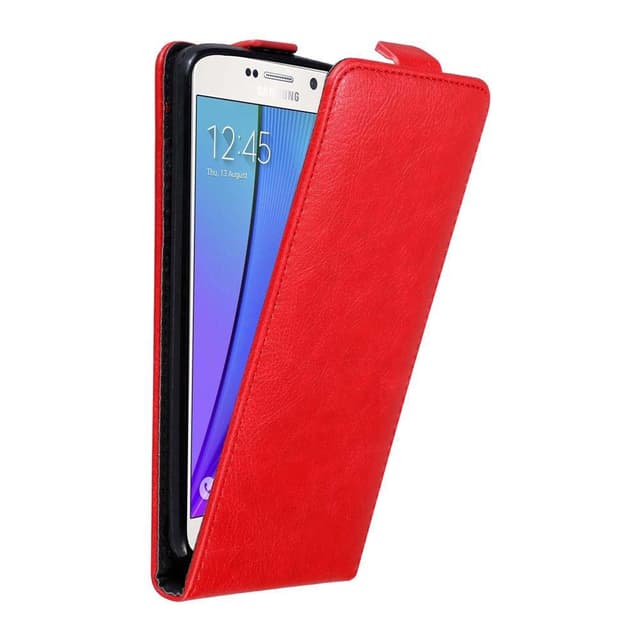Samsung Galaxy NOTE 5 Flipfodral Skal (Röd)