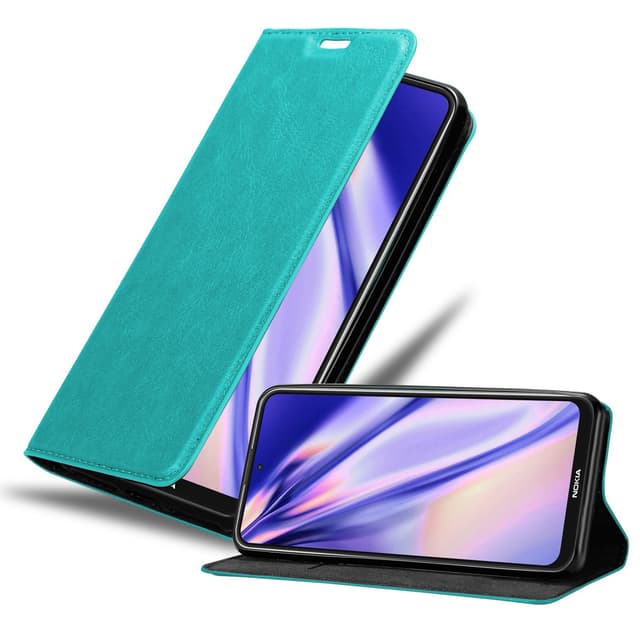 Nokia X10 / X20 lommebokdeksel case (turkis)