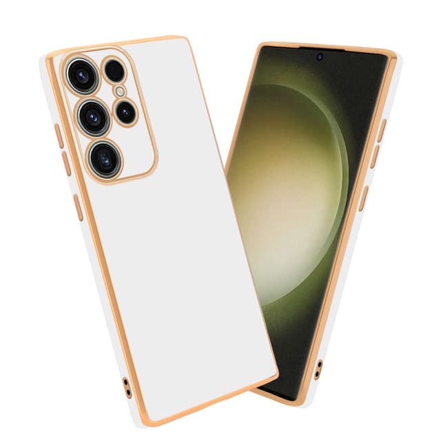 Samsung Galaxy S23 ULTRA Cover Etui Case (Hvid)