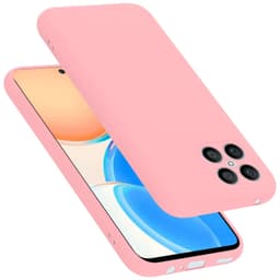 Honor X8 silikondeksel case (rosa)