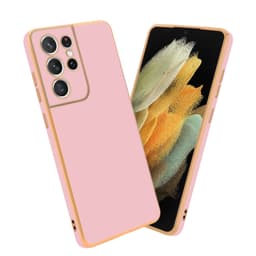 Samsung Galaxy S21 ULTRA silikondeksel case (rosa)