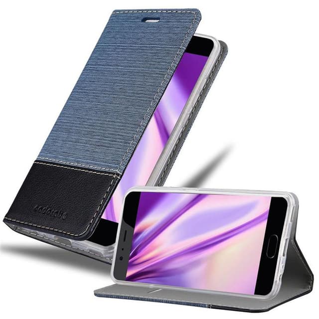 Huawei P10 PLUS Plånboksfodral Skal (Blå)