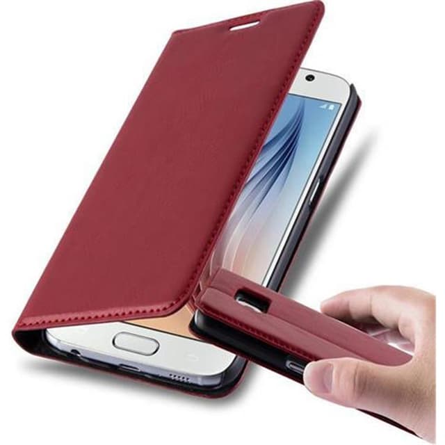 Samsung Galaxy S6 Skal Fodral Case (Röd)