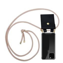 iPhone 11 PRO MAX Etui Cover Kæde (Lyserød)