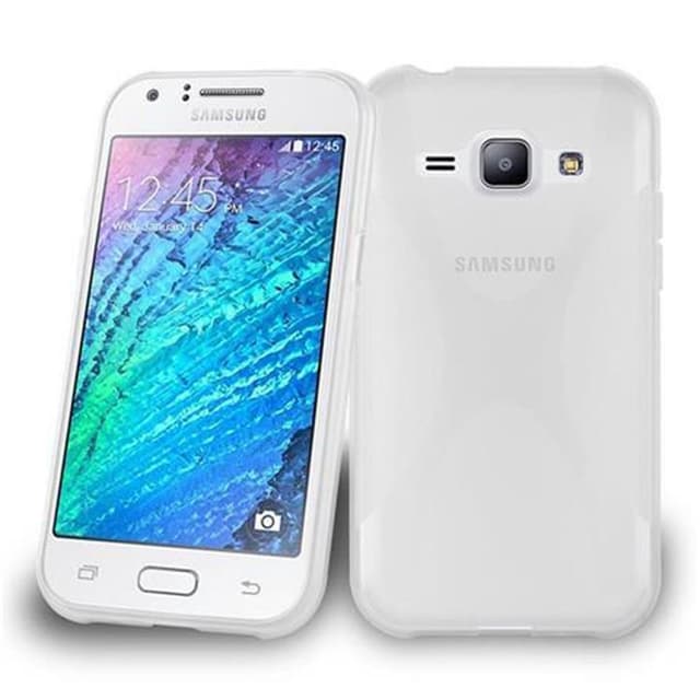 Samsung Galaxy J1 2015 Etui Case Cover (Gennemsigtig)