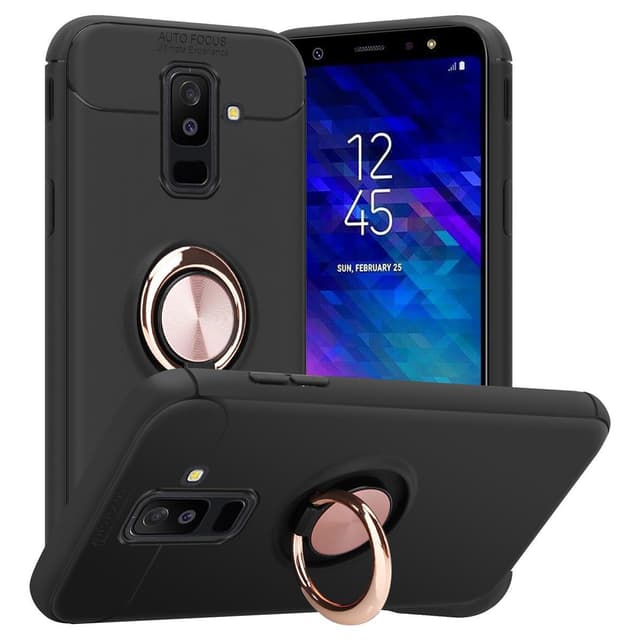 Samsung Galaxy A6 PLUS 2018 Suojakuori Kotelo (Musta)