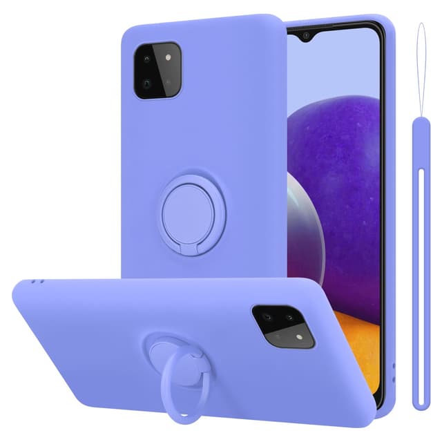 Samsung Galaxy A22 5G Cover Etui Case (Lilla)