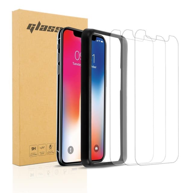 iPhone XS MAX 3x Skyddsfilm Skyddsglas Tempered
