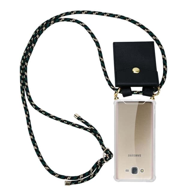Samsung Galaxy J7 2015 Etui Cover Kæde (Brun)