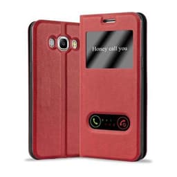 Samsung Galaxy J5 2016 Plånboksfodral Skal (Röd)