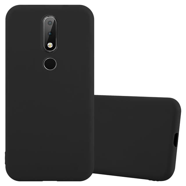 Deksel Nokia 6.1 PLUS / X6 Silikon cover (svart)