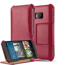 HTC ONE M9 lommebokdeksel case (rød)