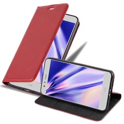 Huawei P10 LITE lommebokdeksel deksel (rød)