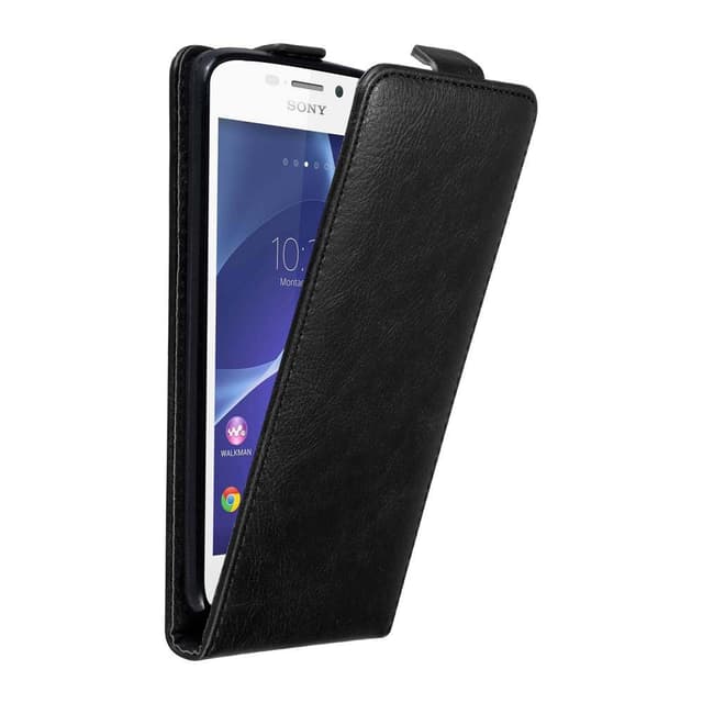 Sony Xperia M2 / M2 AQUA Pungetui Flip Cover (Sort)