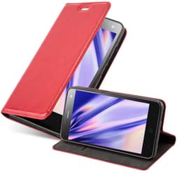 ZTE Blade L3 lommebokdeksel deksel (rød)