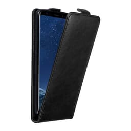 Samsung Galaxy S8 Suojakuori Lompakkokotelo (Musta)