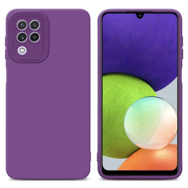 Samsung Galaxy A22 4G Cover Etui Case (Lilla)