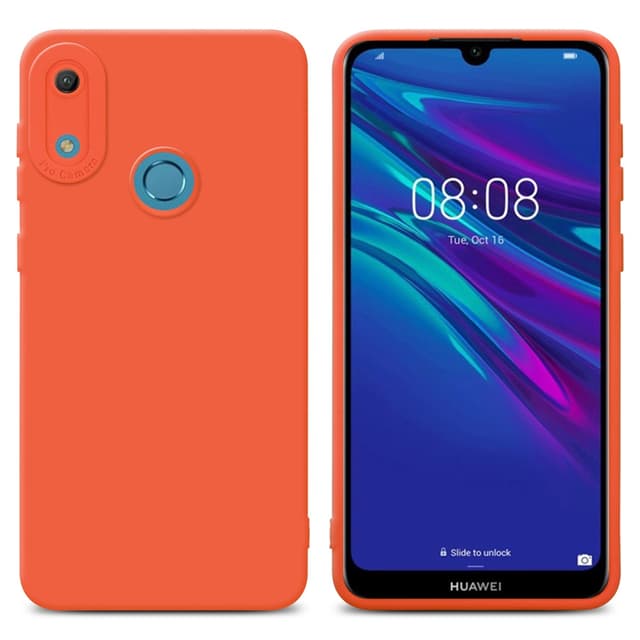 Huawei Y6 2019 Cover Etui Case (Orange)