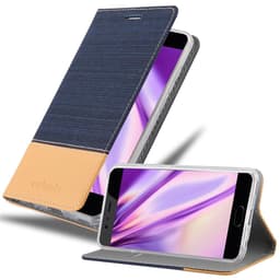 Huawei P10 PLUS Suojakuori Lompakkokotelo (Sininen)