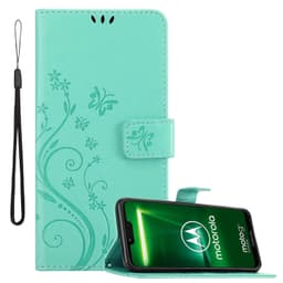 Motorola MOTO G7 POWER Plånboksfodral Skal (Turkos)