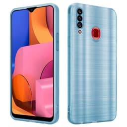 Samsung Galaxy A20s Skal Fodral Case (Turkos)