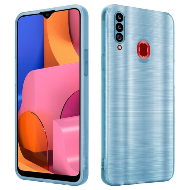 Samsung Galaxy A20s Skal Fodral Case (Turkos)